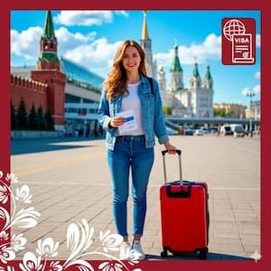 Turista portuguesa com mala em Moscovo preparada para passar na alfândega russa