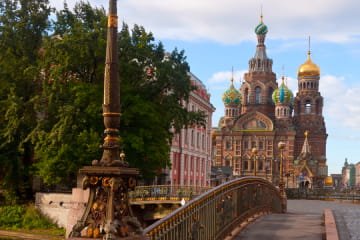 Igreja do Salvador sobre o Sangue Derramado em São Petersburgo, um dos principais pontos turísticos para quem viaja para a Rússia.